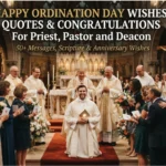 50 Happy Ordination Day Wishes, Quotes & Congratulations for Priest, Pastor and Deacon