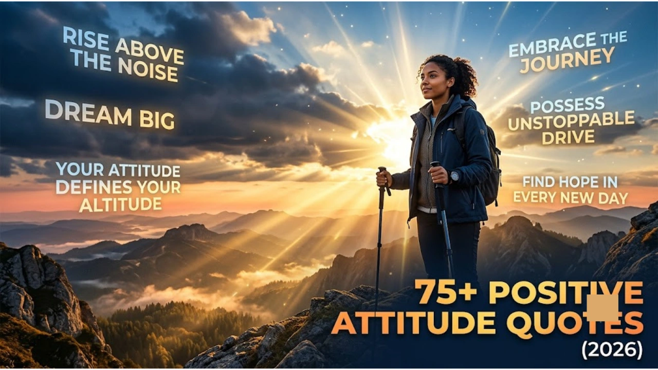75+ Best Positive Attitude Quotes to Stay Strong, Focused & Successful (2026)