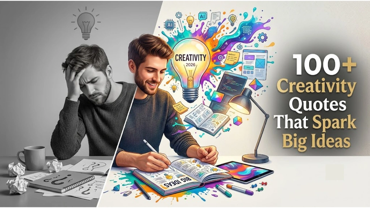 100+ Best Creativity Quotes to Spark Innovation & Inspire Big Ideas (2026)